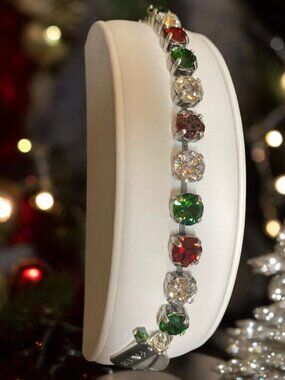 Faith Charm - Austrian Crystal Feather Bracelet